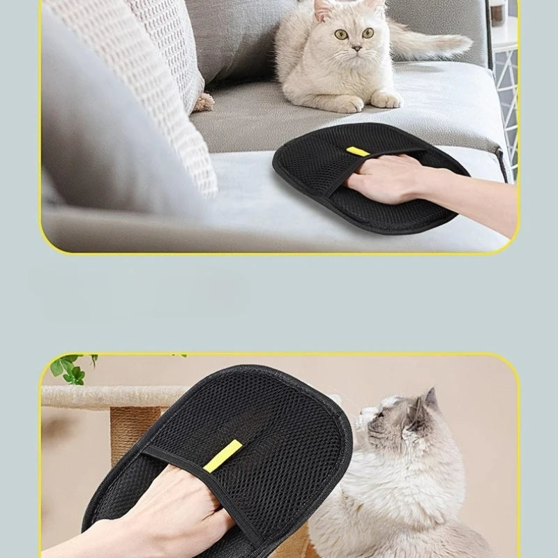 Portable Pet Hair Remover Gloves – Washable