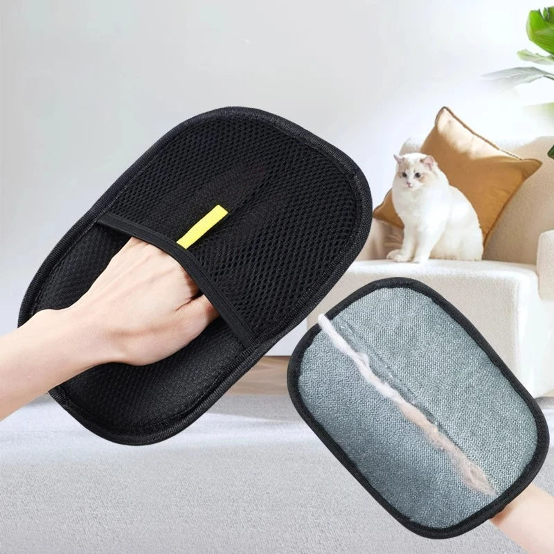 Portable Pet Hair Remover Gloves – Washable