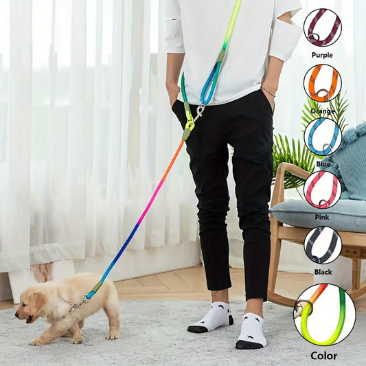 Reflective Hands-Free Dog Leash – Adjustable Bungee