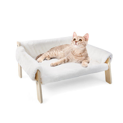 Large Pet Bed Sturdy With Wooden Legs