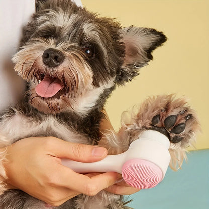 Paw Cleaner & Massager - Dual-Sided Brush