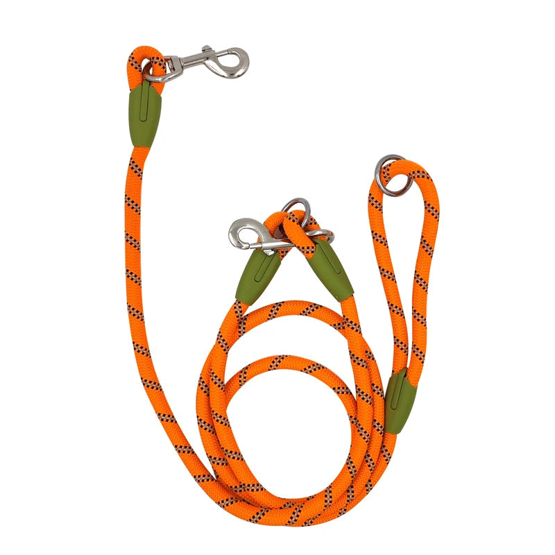 Reflective Hands-Free Dog Leash – Adjustable Bungee
