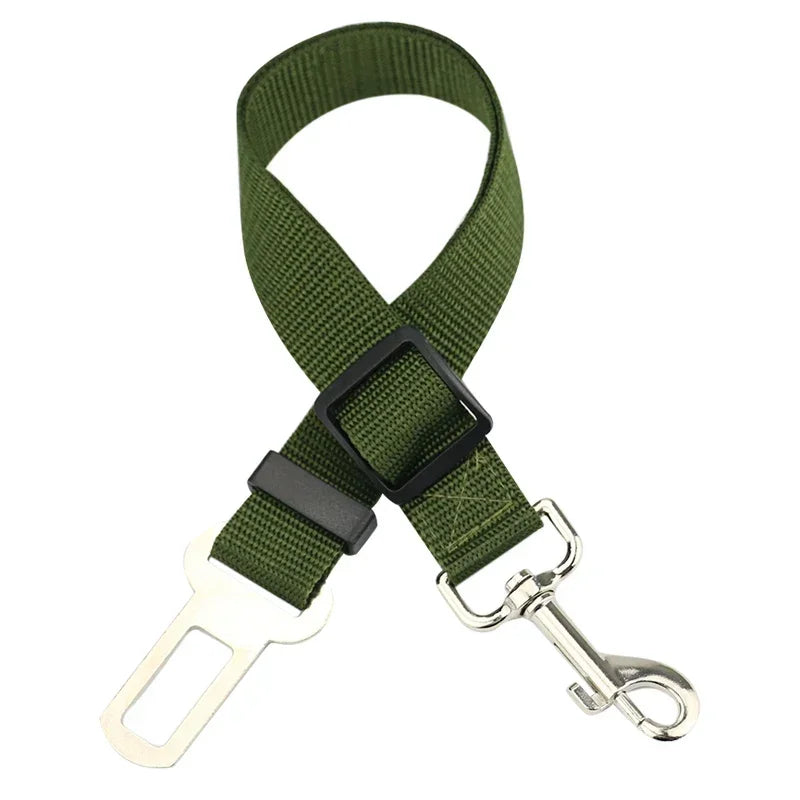 Adjustable Pet Car Seatbelt - Harness Safety Clip