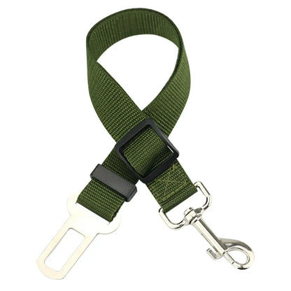 Adjustable Pet Car Seatbelt - Harness Safety Clip