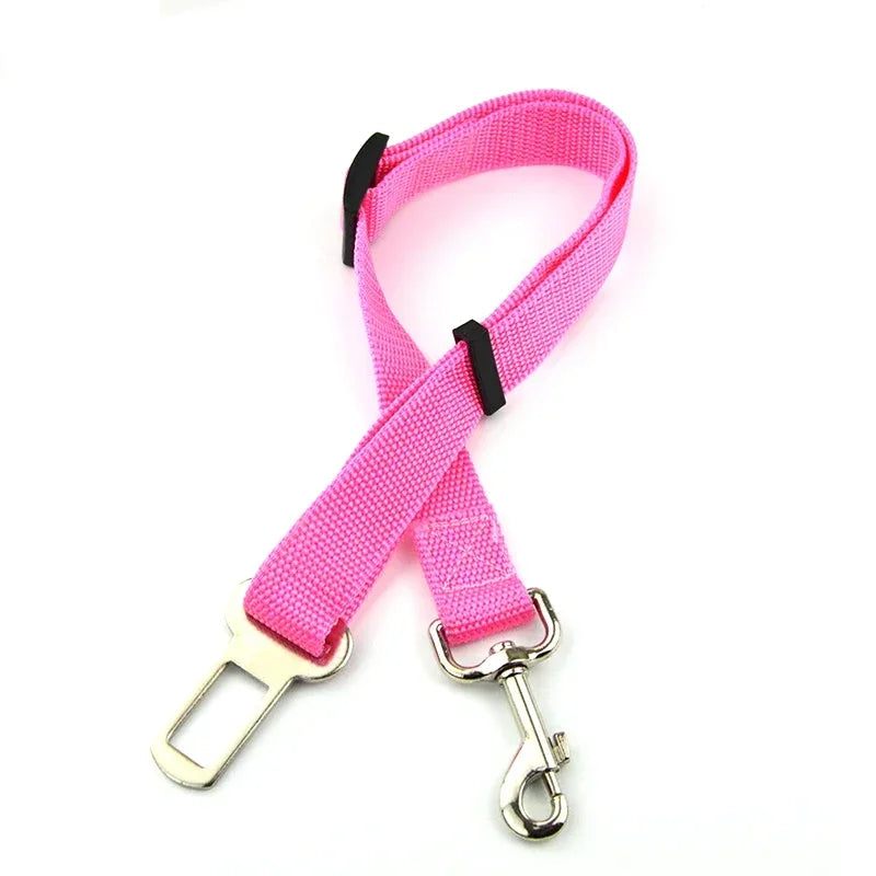 Adjustable Pet Car Seatbelt - Harness Safety Clip