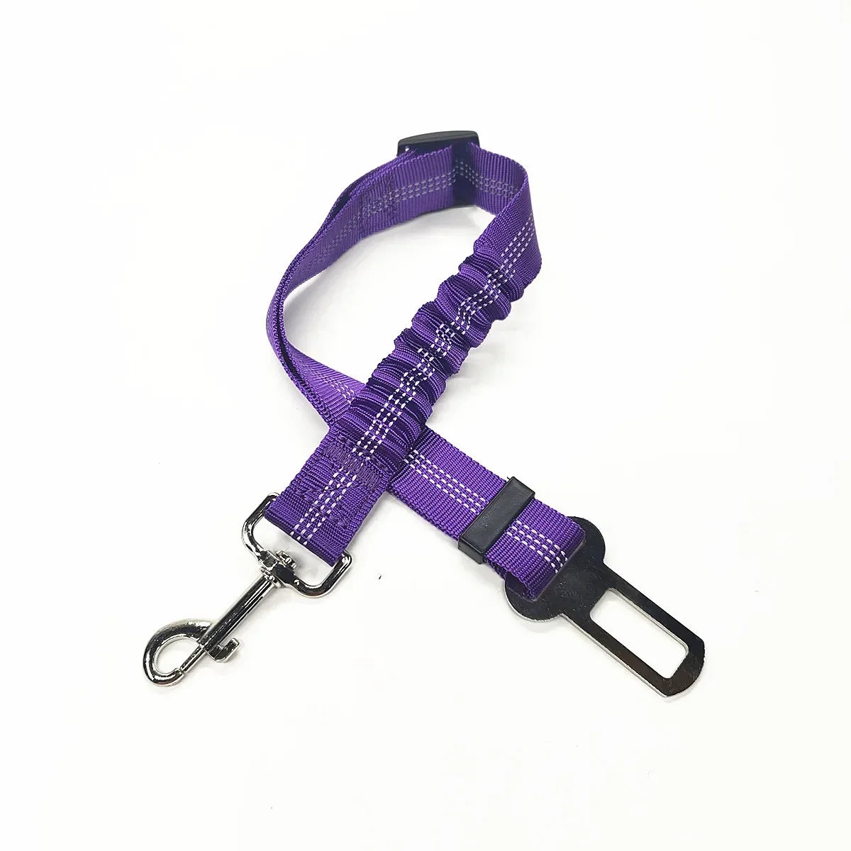 Adjustable Pet Car Seatbelt - Harness Safety Clip