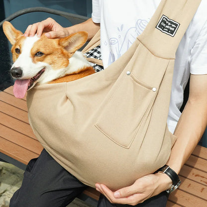 Pet Crossbody Carrier Bag - Portable Travel
