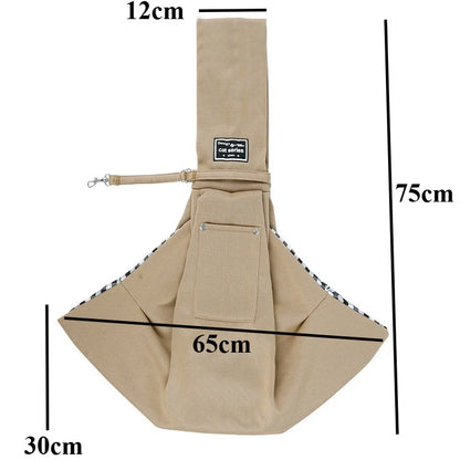 Pet Crossbody Carrier Bag - Portable Travel