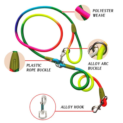 Reflective Hands-Free Dog Leash – Adjustable Bungee