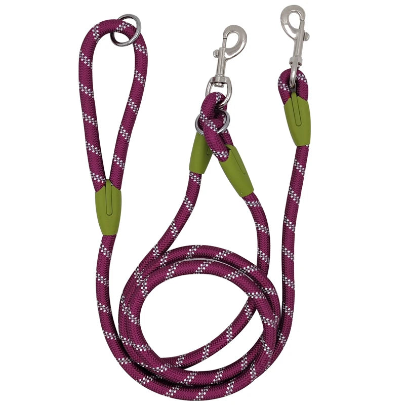 Reflective Hands-Free Dog Leash – Adjustable Bungee