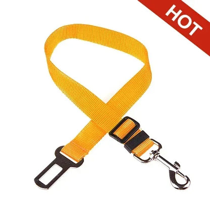 Adjustable Pet Car Seatbelt - Harness Safety Clip