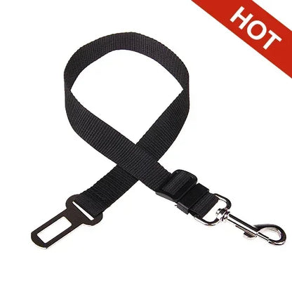 Adjustable Pet Car Seatbelt - Harness Safety Clip