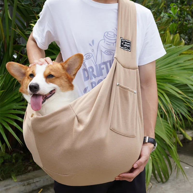 Pet Crossbody Carrier Bag - Portable Travel