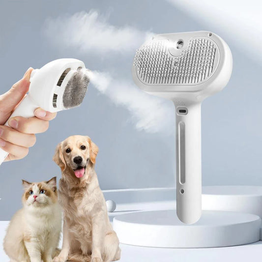 Pet Steam Massage Comb – Soft Brush