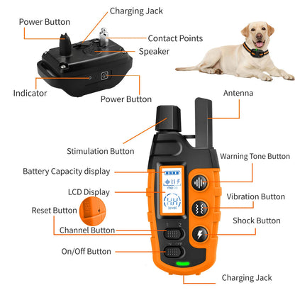 Waterproof Dog Training Collar - Shock & Vibration