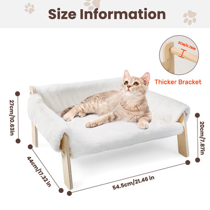 Large Pet Bed Sturdy With Wooden Legs