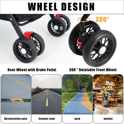 Lightweight & Foldable Pet Stroller