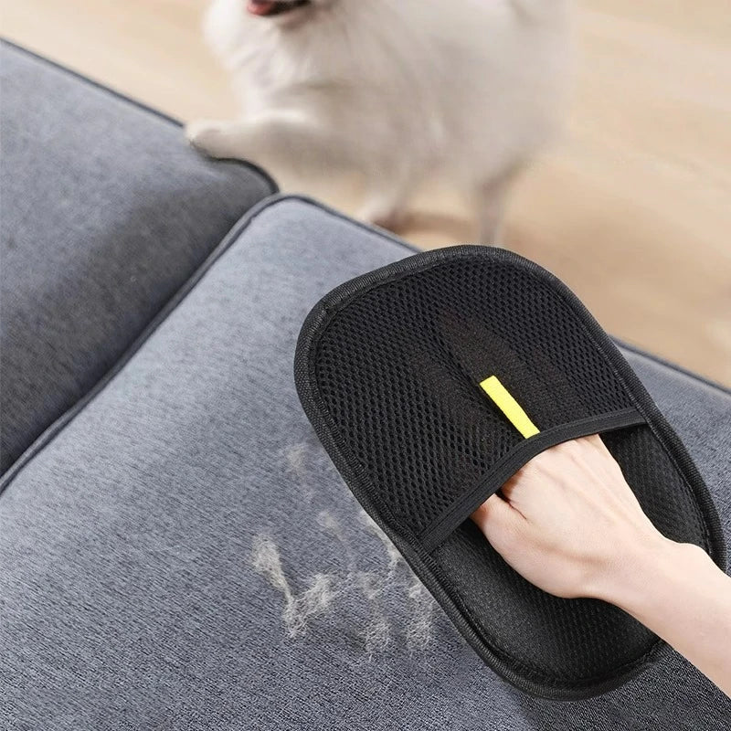 Portable Pet Hair Remover Gloves – Washable