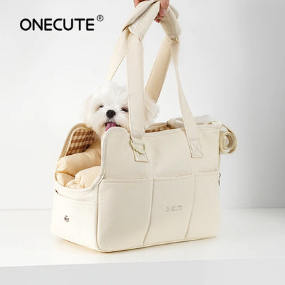 Portable Pet Shoulder Bag – Small Dog & Cat Carrier