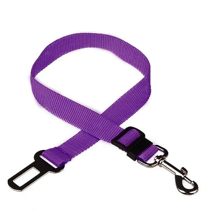 Adjustable Pet Car Seatbelt - Harness Safety Clip