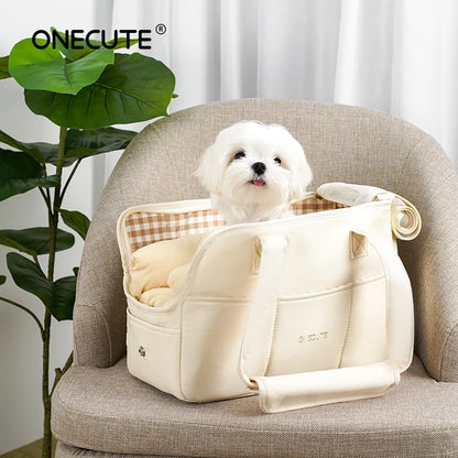 Portable Pet Shoulder Bag – Small Dog & Cat Carrier