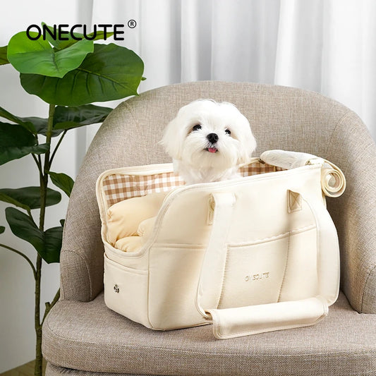Portable Pet Shoulder Bag – Small Dog & Cat Carrier