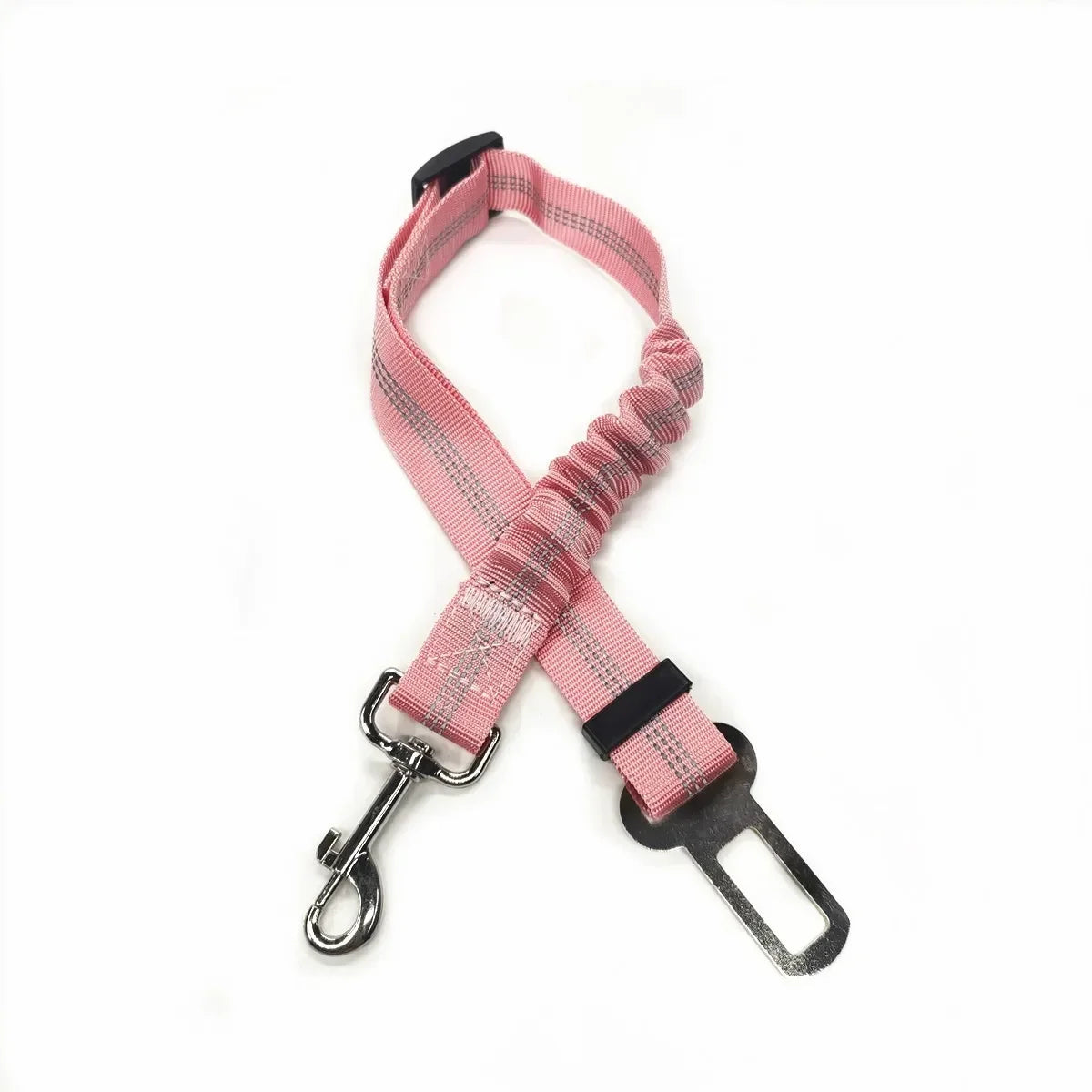 Adjustable Pet Car Seatbelt - Harness Safety Clip