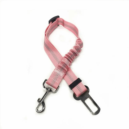 Adjustable Pet Car Seatbelt - Harness Safety Clip