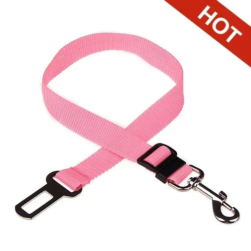 Adjustable Pet Car Seatbelt - Harness Safety Clip