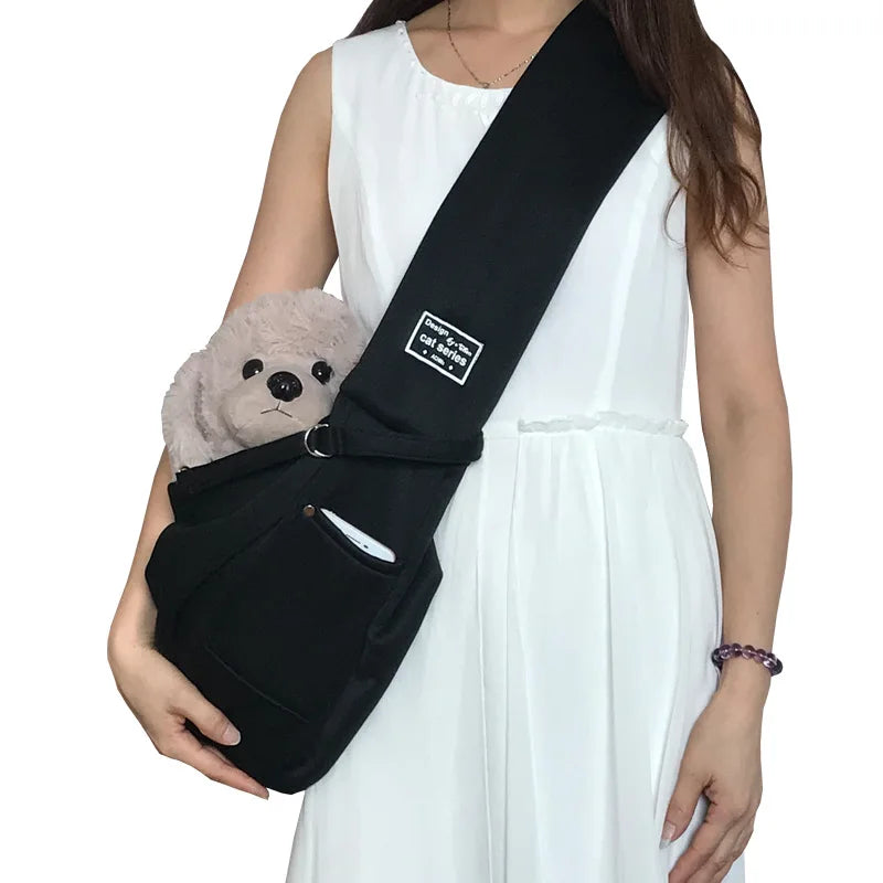 Pet Crossbody Carrier Bag - Portable Travel